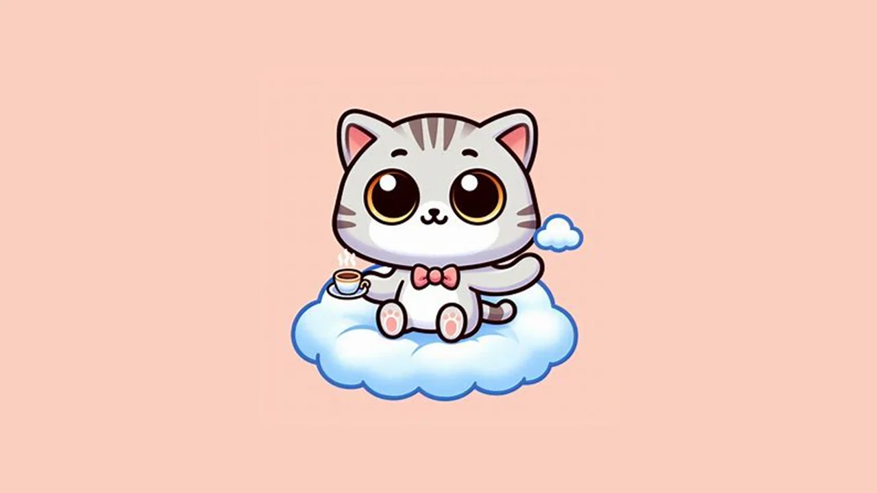 A cartoon cat used to discuss an abstract digital twin